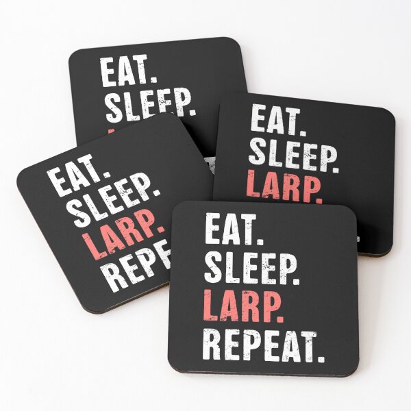 Item preview, Eat. Sleep. LARP. Repeat.  Funny LARP Design  designed and sold by ANITAENKOWSKI.