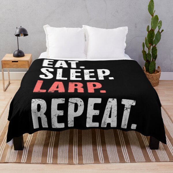 Item preview, Eat. Sleep. LARP. Repeat.  Funny LARP Design  designed and sold by ANITAENKOWSKI.