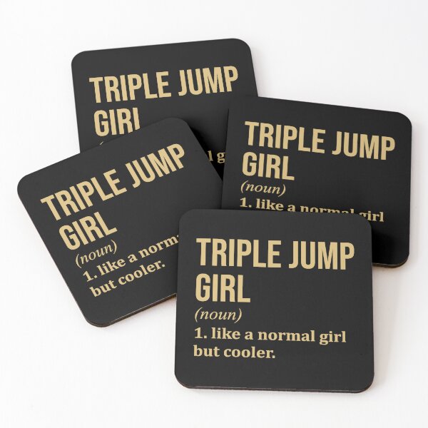 Item preview, Triple Jump Girl Definition in Gold designed and sold by XCIV.