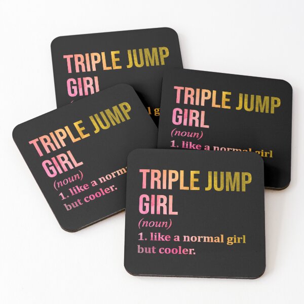 Item preview, Triple Jump Girl Definition in Watercolor designed and sold by XCIV.
