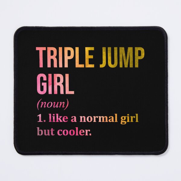 Item preview, Triple Jump Girl Definition in Watercolor designed and sold by XCIV.