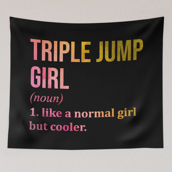 Item preview, Triple Jump Girl Definition in Watercolor designed and sold by XCIV.