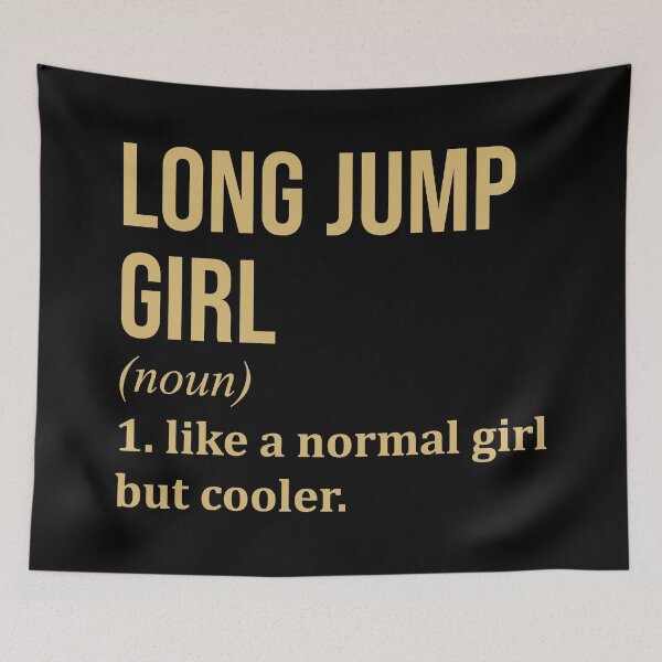 Item preview, Long Jump Girl Definition in Gold designed and sold by XCIV.