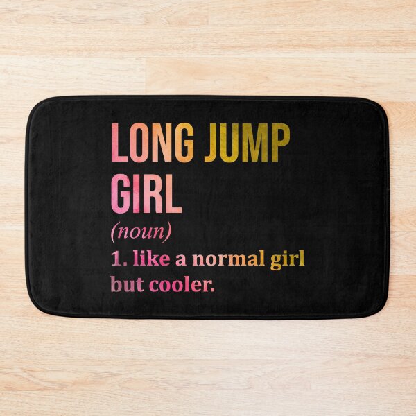 Item preview, Long Jump Girl Definition in Watercolor designed and sold by XCIV.