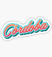 Cordoba es Typography Sticker