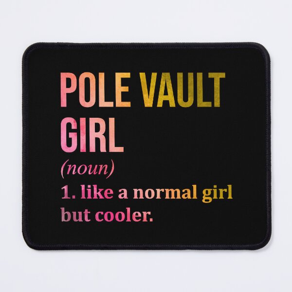 Item preview, Pole Vault Girl Definition in Watercolor designed and sold by XCIV.