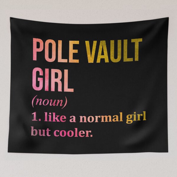 Item preview, Pole Vault Girl Definition in Watercolor designed and sold by XCIV.