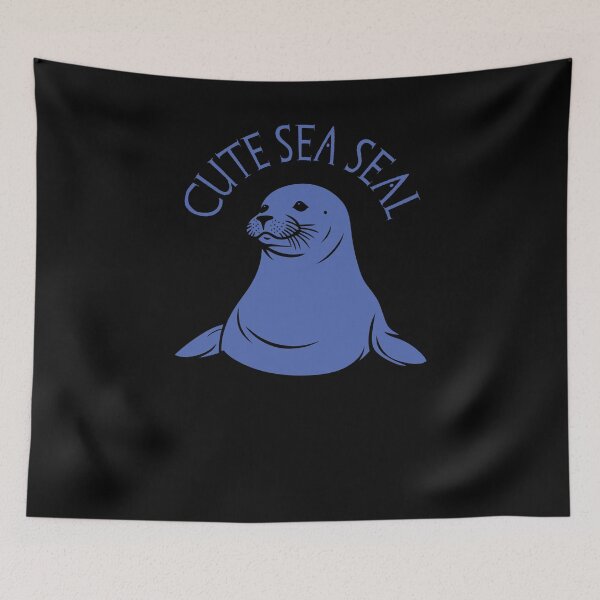 Item preview, Cute Seal - Blue 1 designed and sold by Soulemotion.
