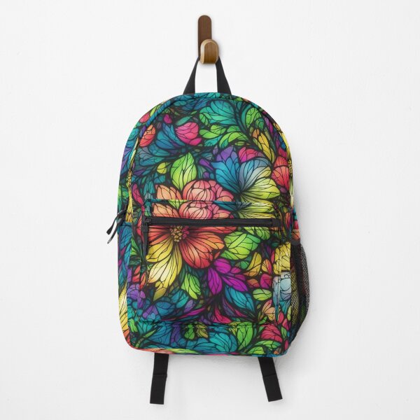 Item preview, Floral pattern, intricate stained glass designs designed and sold by CoolPixels.