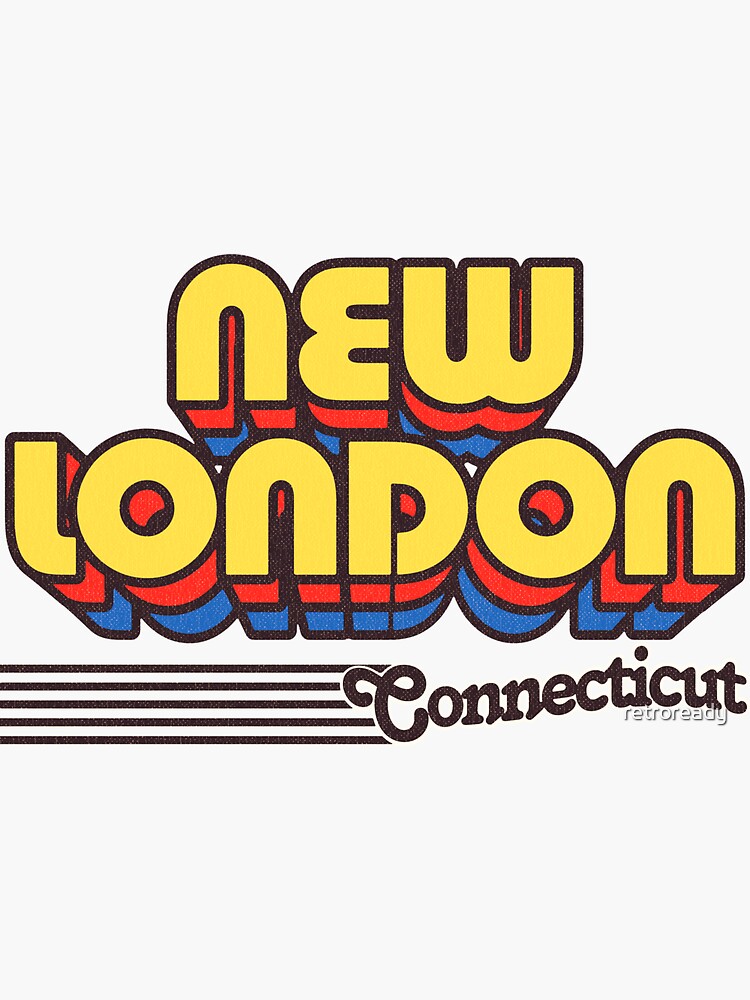 New London, Connecticut | Retro Stripes by retroready