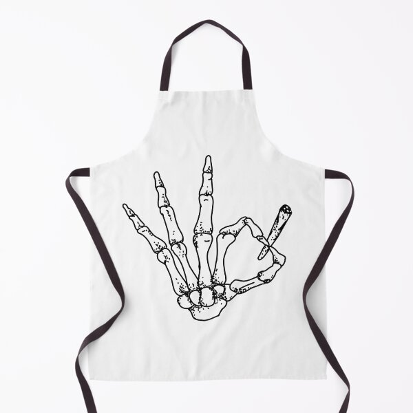 Item preview, Skeleton Hand Holding A Joint (Minimal Version) designed and sold by DaFkApparel.