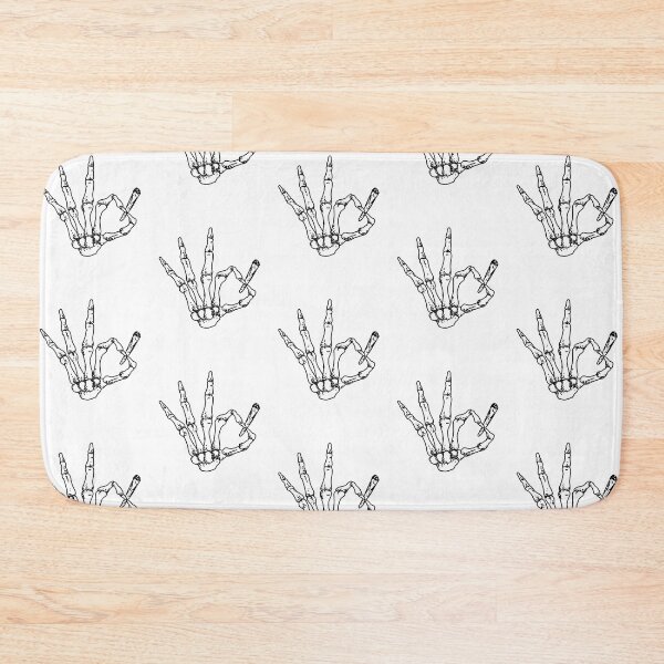 Item preview, Skeleton Hand Holding A Joint (Minimal Version) designed and sold by DaFkApparel.