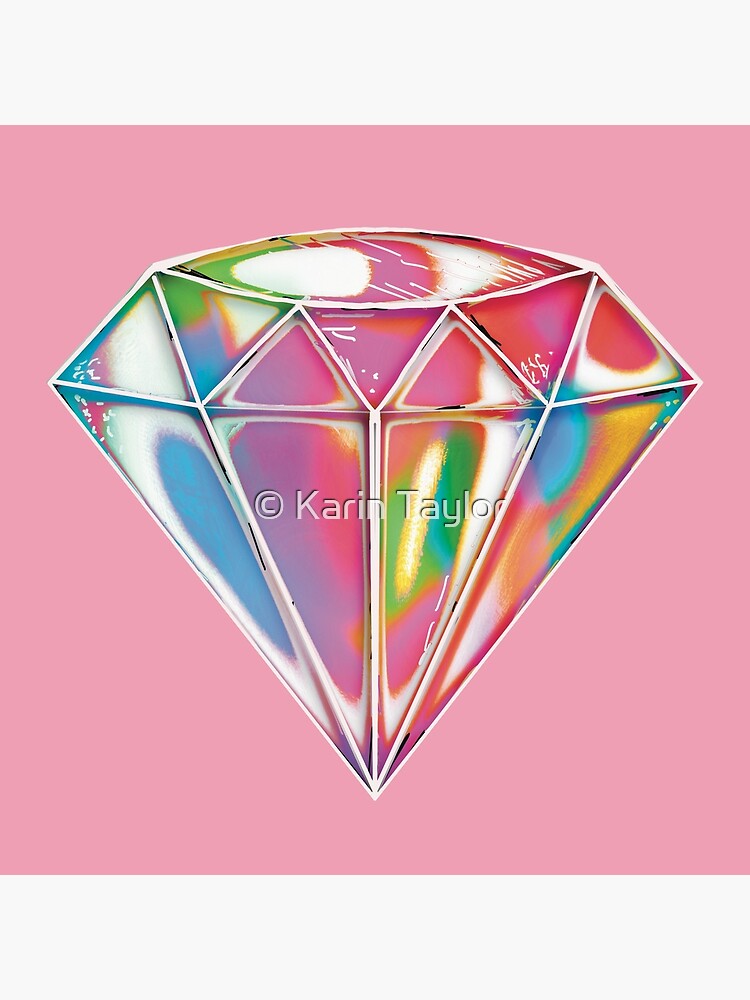 Rainbow Diamond Art Board Print for Sale by Karin Taylor