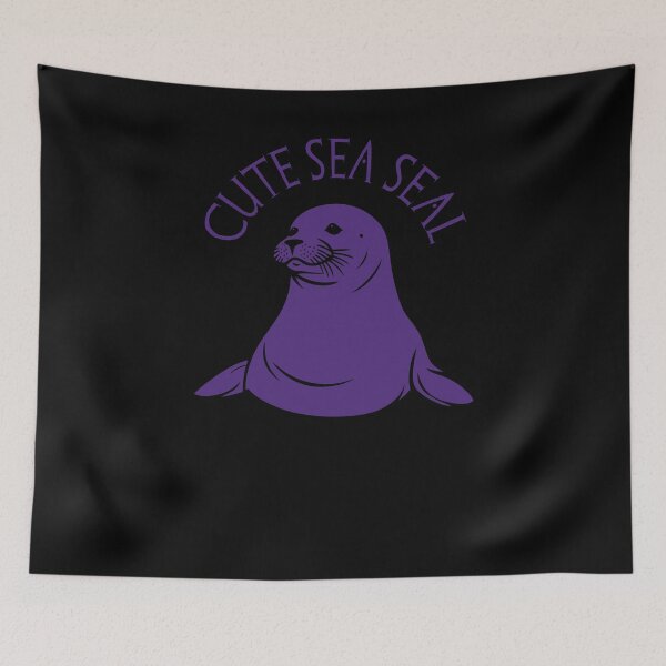 Item preview, Cute Seal - Indigo designed and sold by Soulemotion.