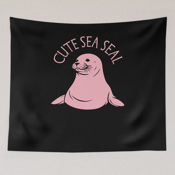 Item preview, Cute Seal - Soft Pink designed and sold by Soulemotion.