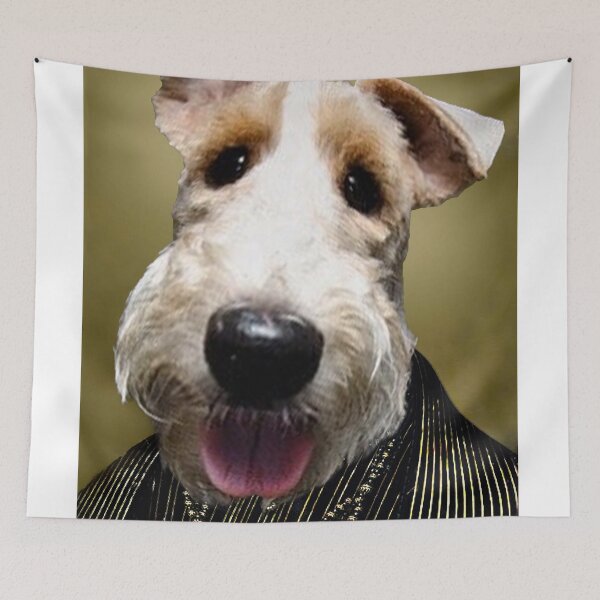 Item preview, Fox terrier designed and sold by Marie-Armelle Borel.