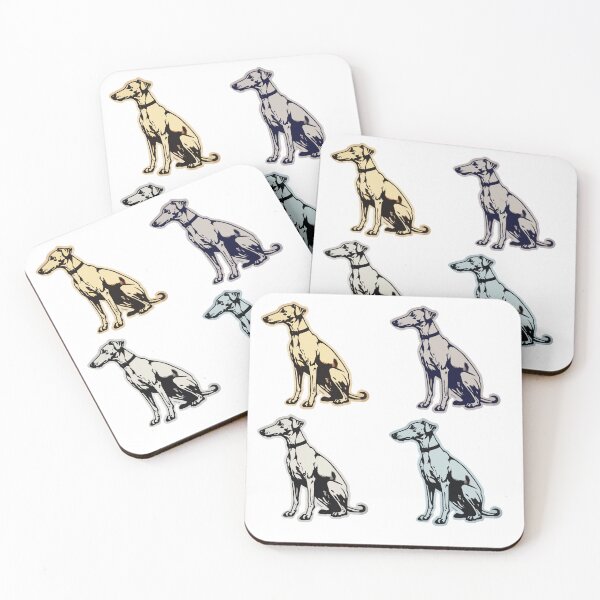 Item preview, Greyhounds Art | Greyhounds T-Shirt | Dogs Lover Sticker designed and sold by ShaneUFO.