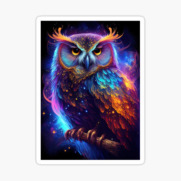 Galaxy Owl - 5D Diamond Painting 