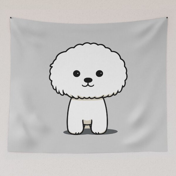Item preview, Cute Bichon Frise Dog designed and sold by TheHellSong.