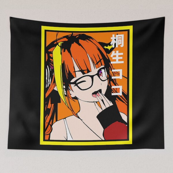 Item preview, Hololive Kiryu Coco With Glasses designed and sold by DazzleStoreArt.
