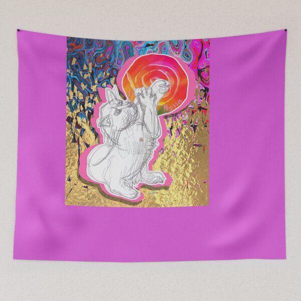 Item preview, Nyssa Cat Playing with The Sun (Drawing by ACCI) designed and sold by VanyssaGraphics.
