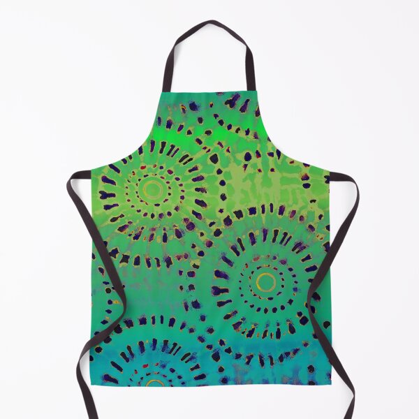 Item preview, gree,blue,yellow tie dye pattern designed and sold by AdRonDesign.