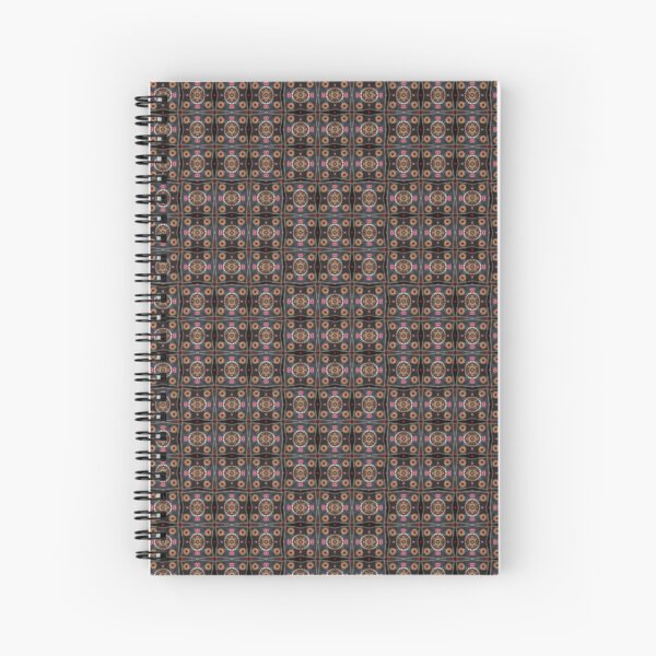 Mosaic, tessellation, puzzles, medley,  pattern, design, arrangement, collection Spiral Notebook