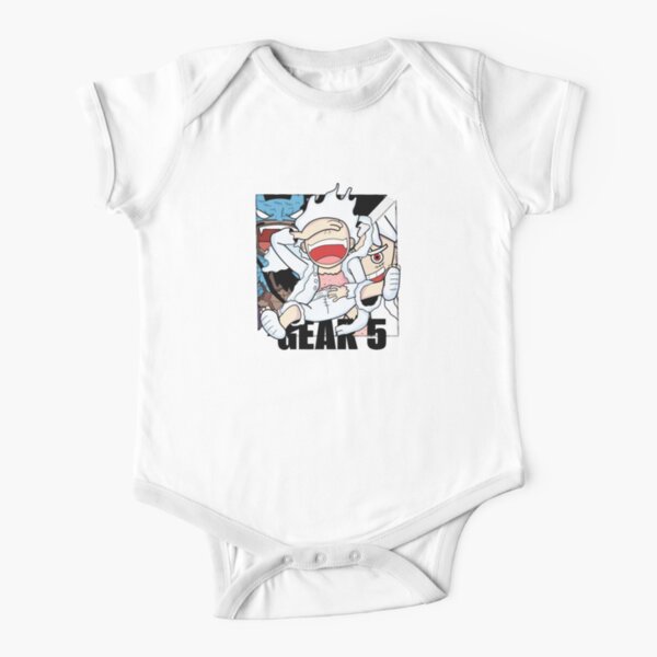 Luffy Gear 5 Short Sleeve Baby One-Piece for Sale