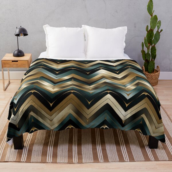 Item preview, Metallic Symphony: Captivating Zigzag Patterns designed and sold by NekoAviatrix.
