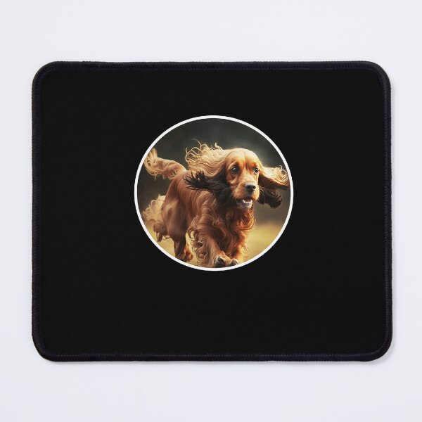 Item preview, Cocker Spaniel Art, Running Dog Lover designed and sold by Logiamerch.