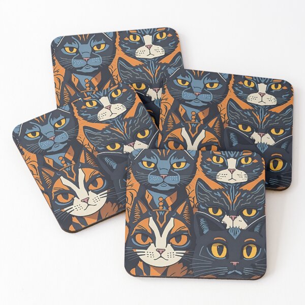 Item preview, Suspicious Cats designed and sold by niaharry.