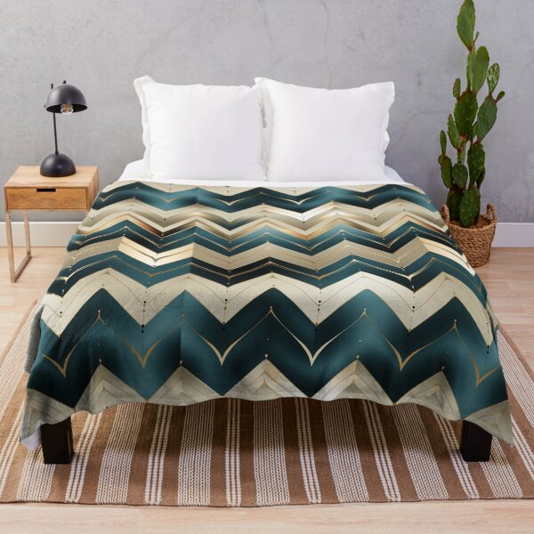 Item preview, Metallic Symphony: Captivating Zigzag Patterns designed and sold by NekoAviatrix.