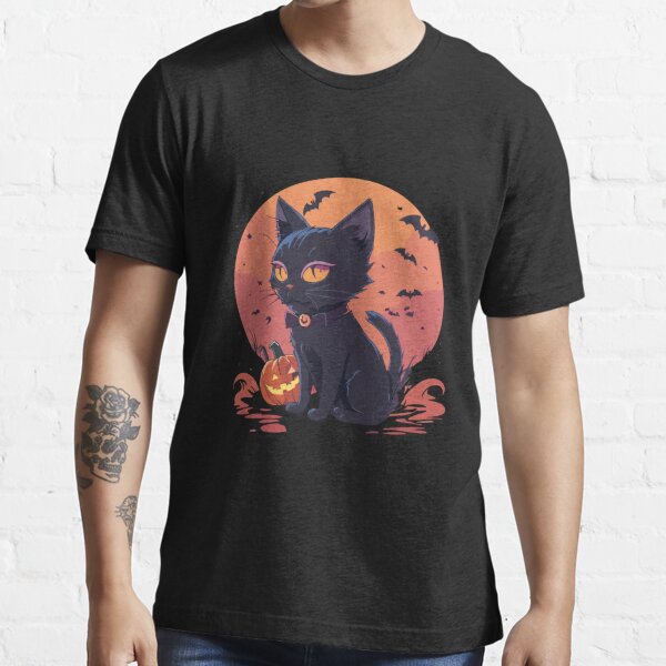 Halloween cat clearance t shirts