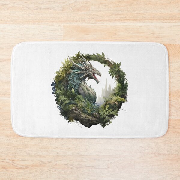 Item preview, Stones and Vines: Jungle Guardian Dragon Art designed and sold by Christian Weiss.