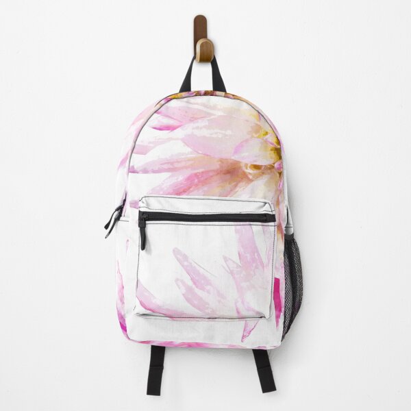 Item preview, Pink Dahlia flower art designed and sold by Metmehome.