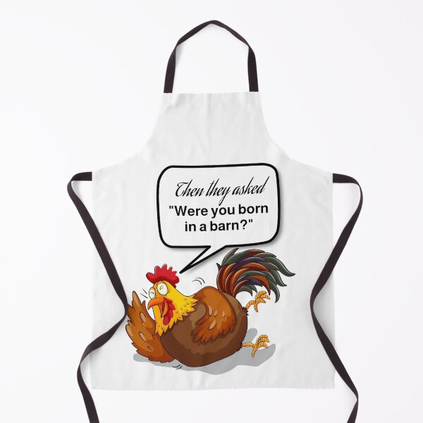 Item preview, Were you Born in a Barn Chicken laughing designed and sold by The1StyleShop.