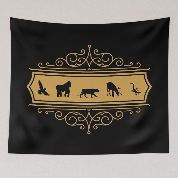 Item preview, Ark Animals Vintage Emblem Board Games designed and sold by pixeptional.