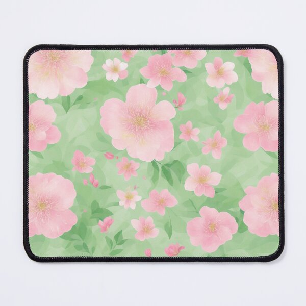 Item preview, Exquisite floral pattern in shades of pink and green designed and sold by CoolPixels.