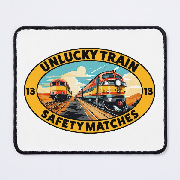 Item preview, Unlucky Train - Safety Matches designed and sold by Totalthrive.