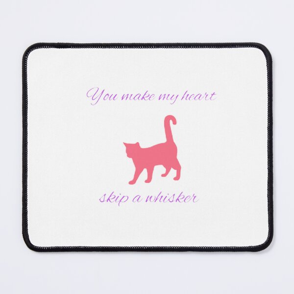 Item preview, Whisker-Skipping Romance designed and sold by LoveInkCreation.