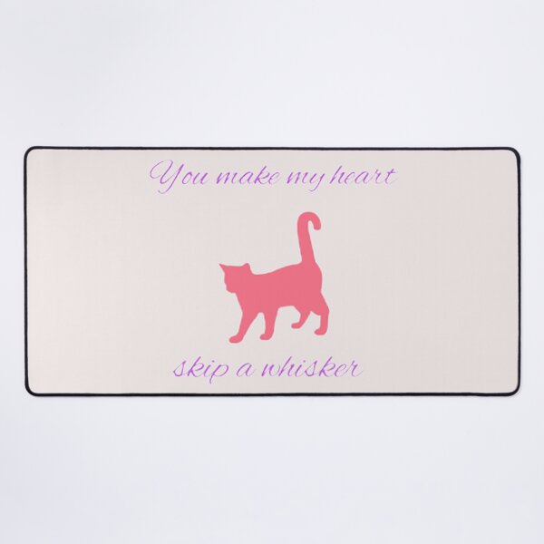 Item preview, Whisker-Skipping Romance designed and sold by LoveInkCreation.