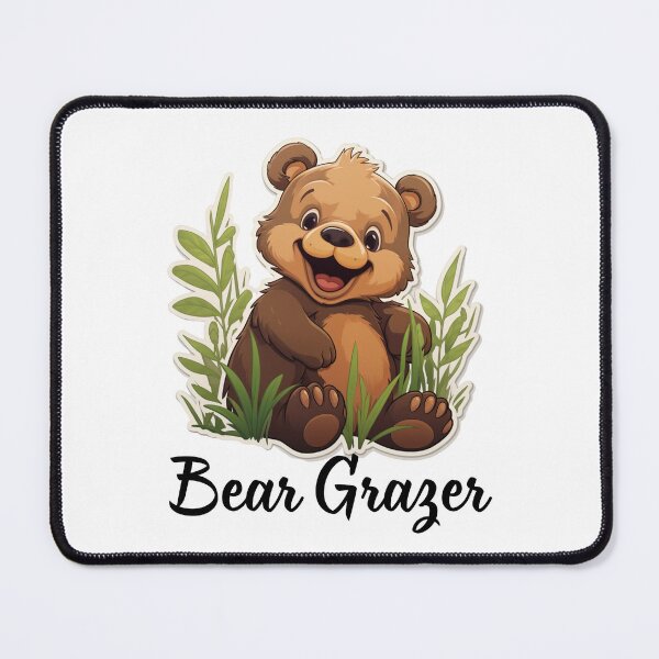 Item preview, Bear grazer cute bear in the grass  designed and sold by Socool101.
