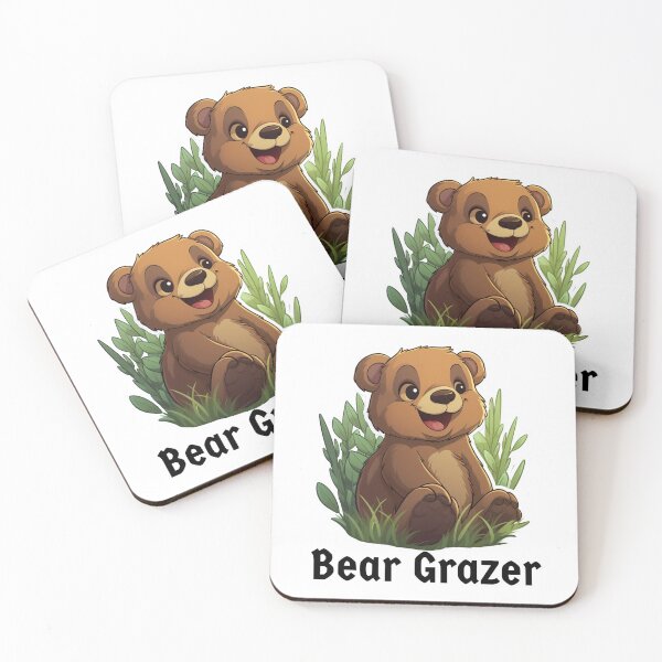 Item preview, Bear grazer cute bear in with smile  designed and sold by Socool101.