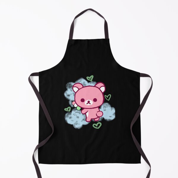 Item preview, Pink Korilakkuma with Blue Clouds designed and sold by LyndiGif.
