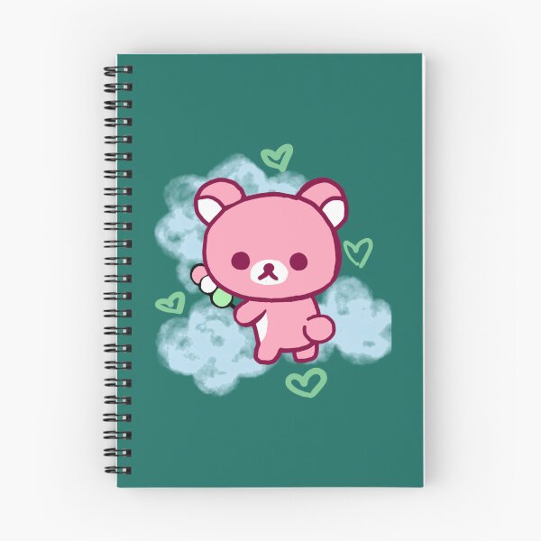 Artikelvorschau, Rosa Korilakkuma mit blauen Wolken entworfen und verkauft von LyndiGif.