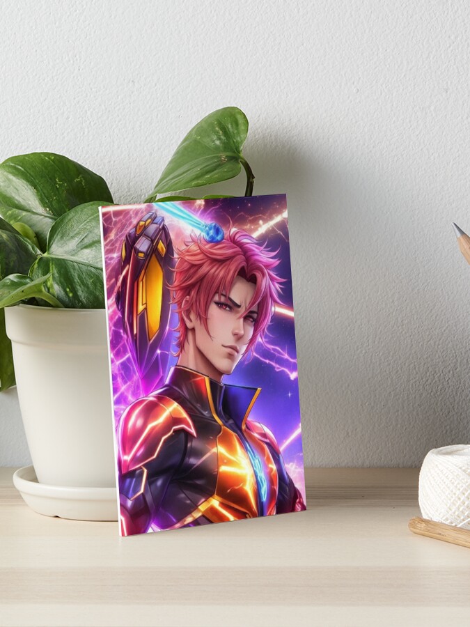 Aesthetic Anime Boy | Art Board Print