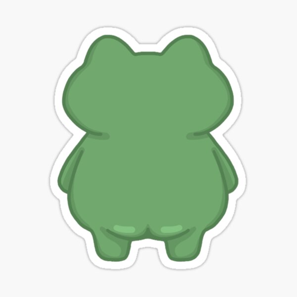 Frog Butt Sticker For Sale By Calistamertz Redbubble