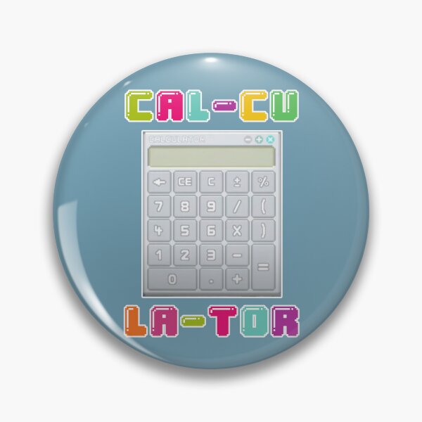 Item preview, Calculator - Cartoon Inspired designed and sold by Fanarchist.