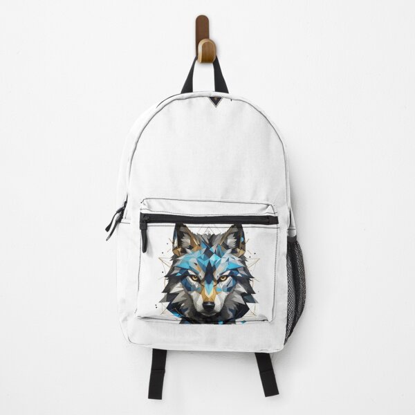 Item preview, geometric wolf designed and sold by irosh madushan.