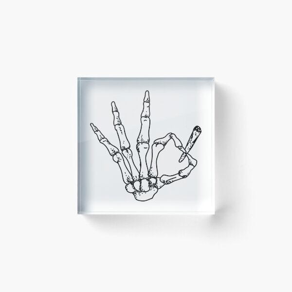 Item preview, Skeleton Hand Holding A Joint (Large Version) designed and sold by DaFkApparel.